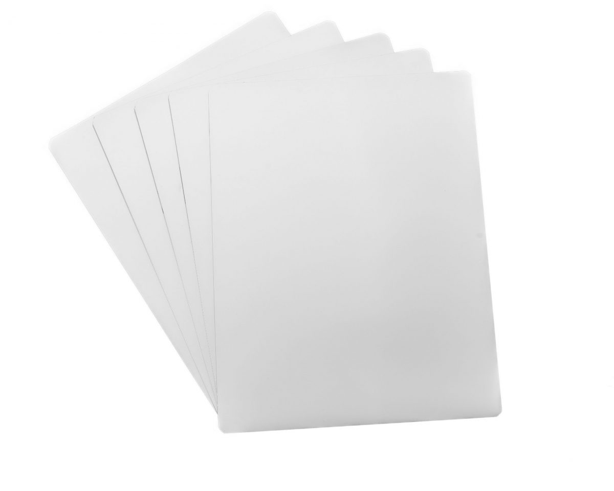 Dry Erase White Magnet Sheet 12" X 18" - 5 Sheets