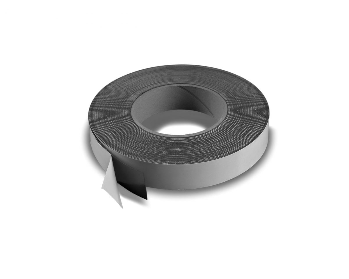 1" Premium Adhesive Magnet Tape 60 mil Strip Roll
