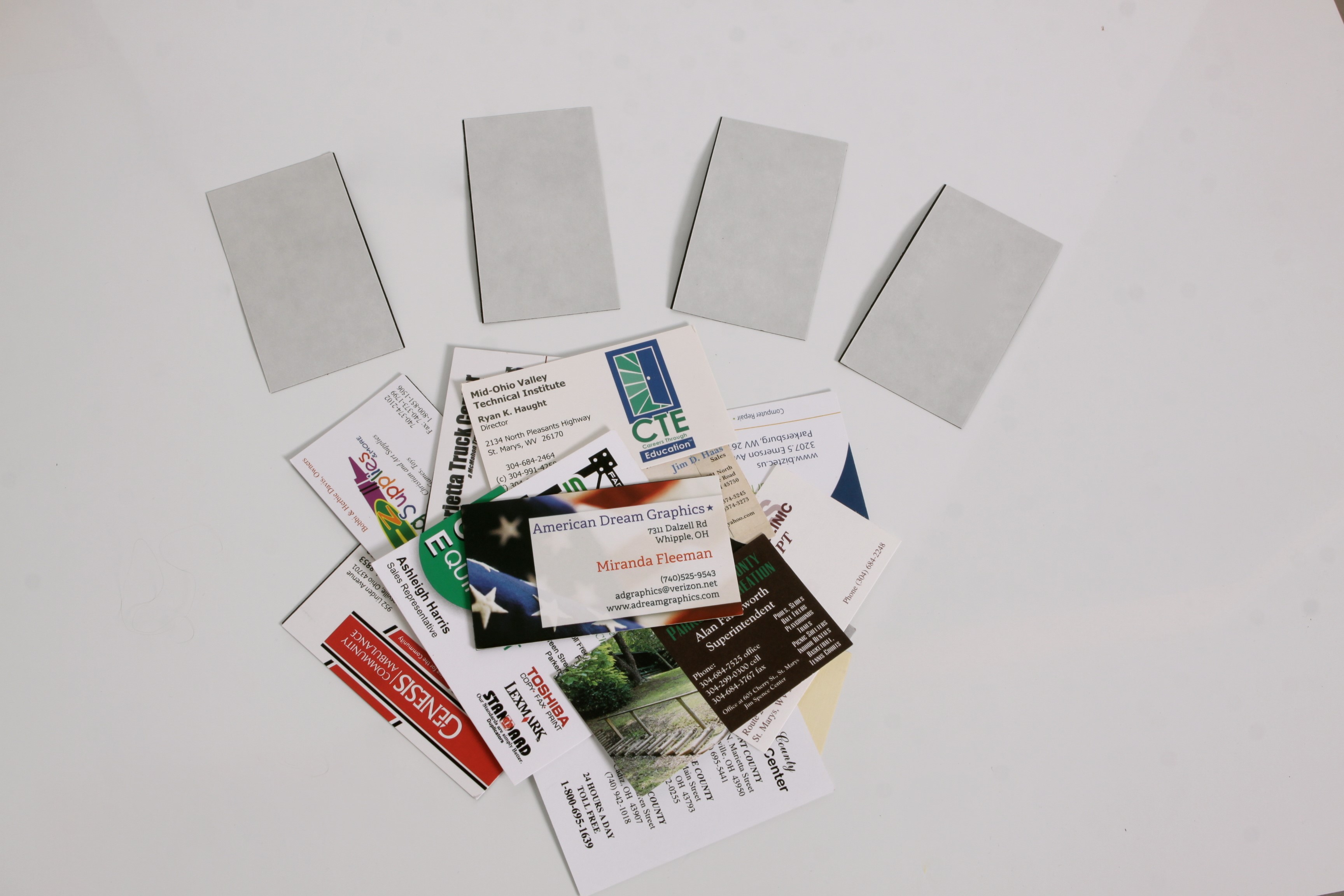 20 Mil Adhesive Business Card Magnets Discount Magnet